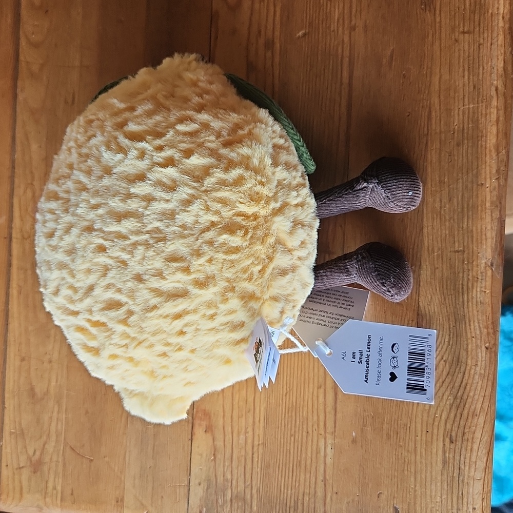 Jellycat Small Amuseable π Lemon 6.5" Soft & Plush NWT - Picture 5 of 5